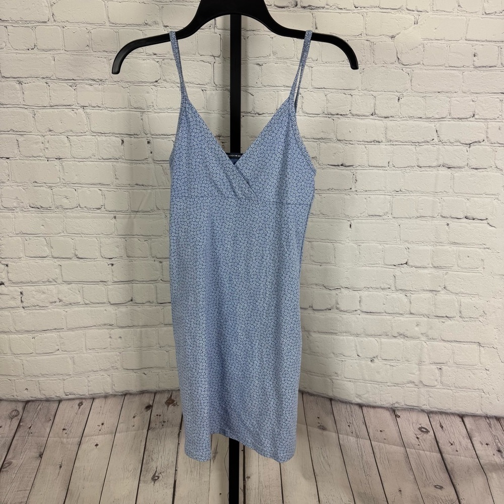 Brandy Melville | Dresses | Brandy Melville Blue And White Floral Sundress One Size